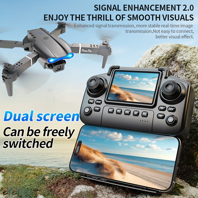 E99 PRO MAX Foldable Drone wit - đánh giá và giá Drone Kit Octocopter